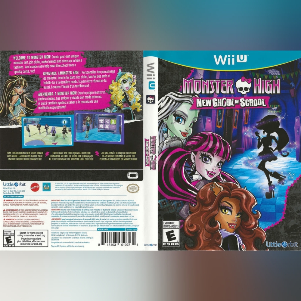 WiiU Monster High New Ghoul in School